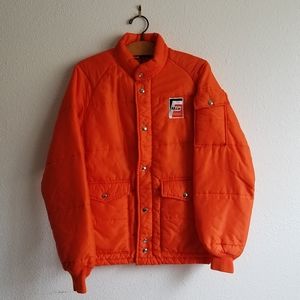 Vintage 1970s Fram Filters Bomber Jacket